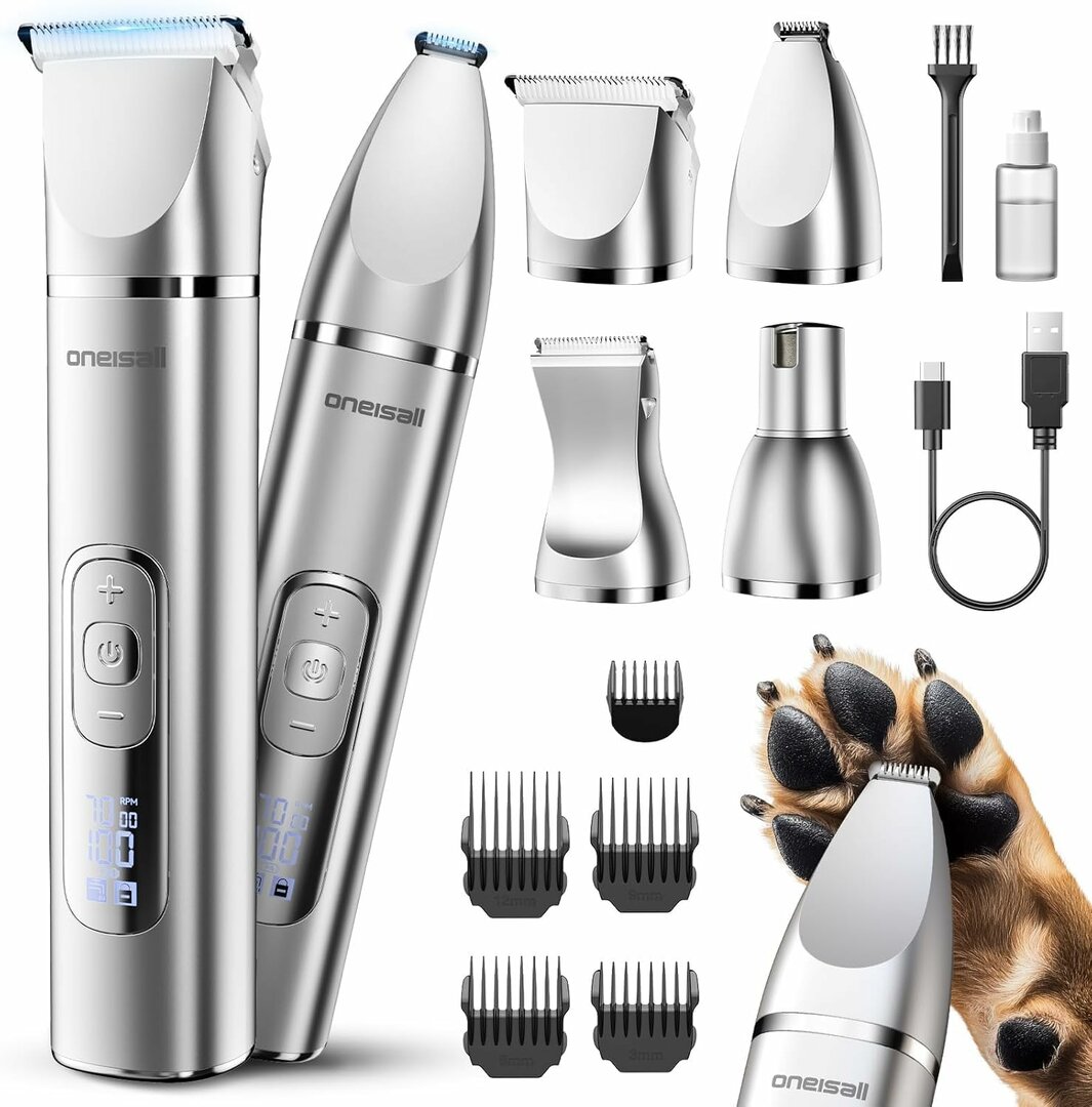 Oneisall 4in1 Hundeschermaschine Set